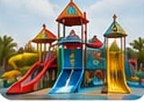 منزلق بيت الماء الحلزوني B
